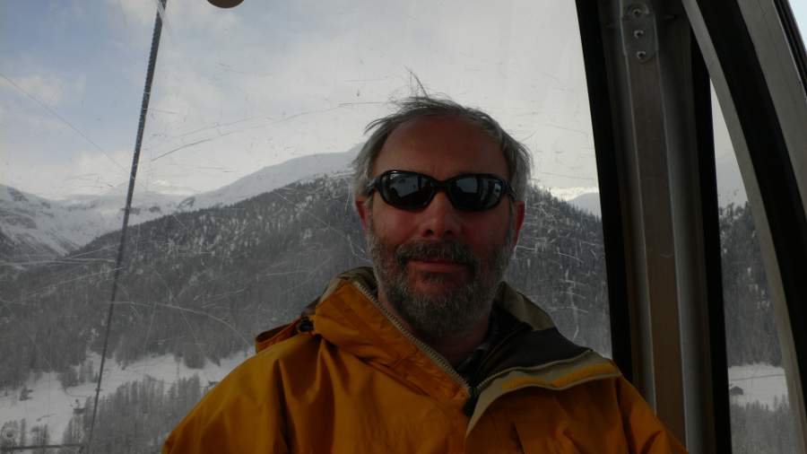 Fravia in Davos, six months before the feral novels :-)